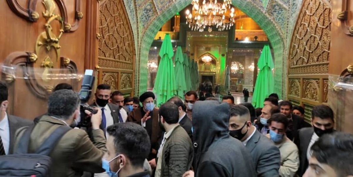  استقبال گرم مردمی و رسمی از آیت الله رئیسی در عراق