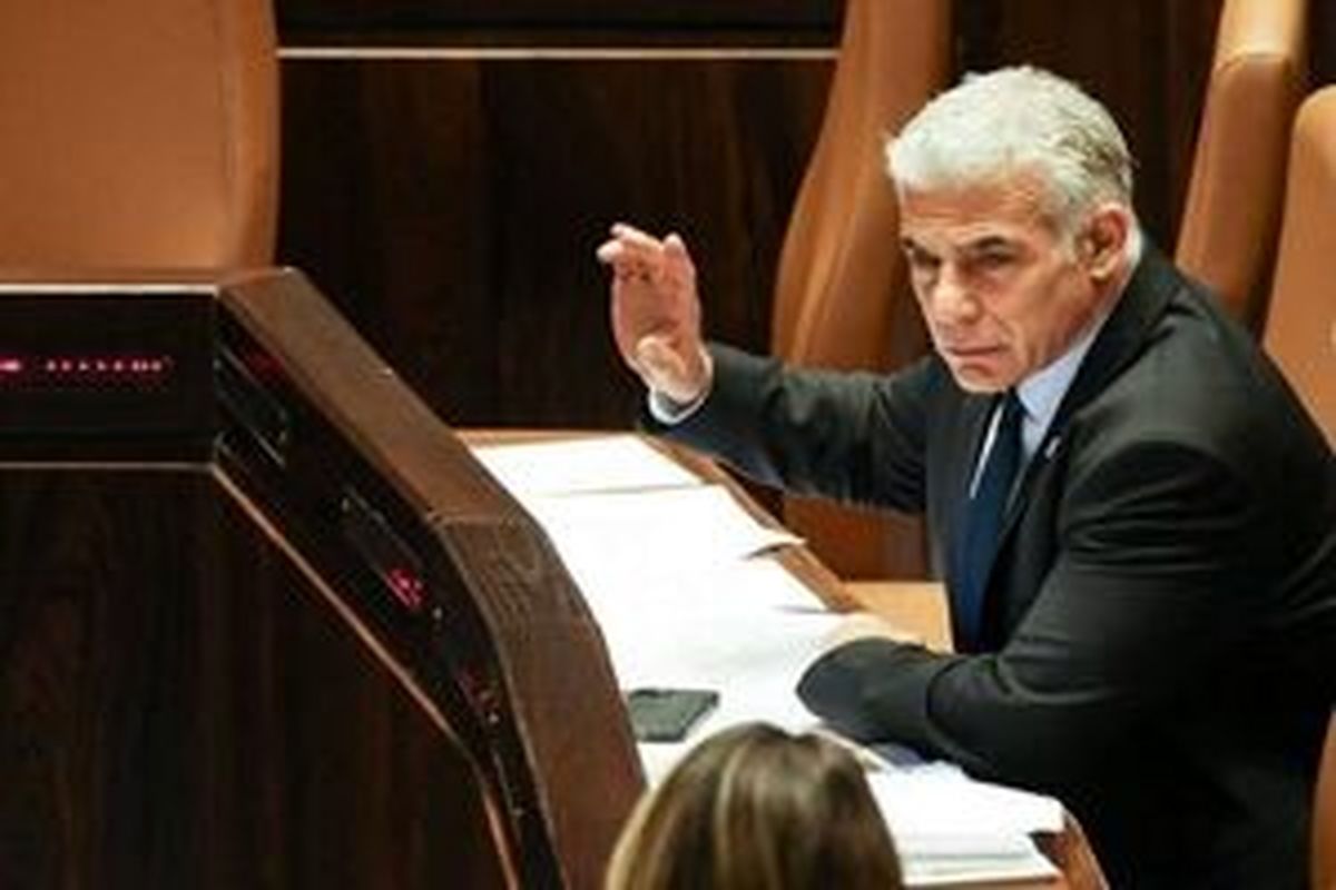 
لاپید: بازی‌های نتانیاهو باید متوقف شود

