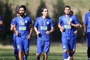 آبی پوشان همچنان بدون زمین تمرین مناسب+ عکس