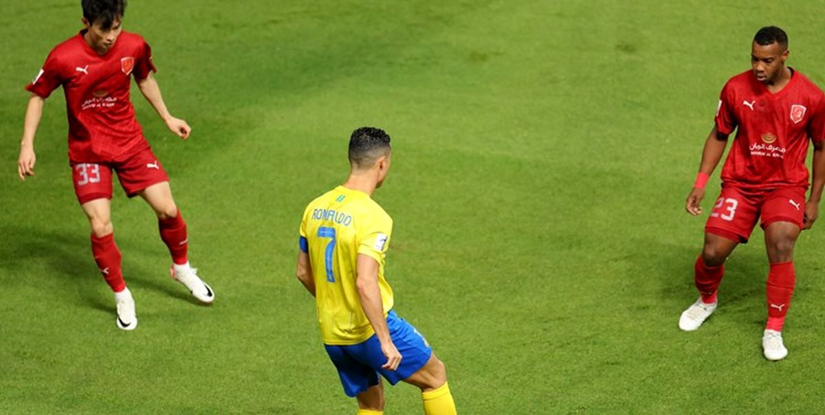 پیروزی پرگل النصر مقابل الدحیل با توفان رونالدو 