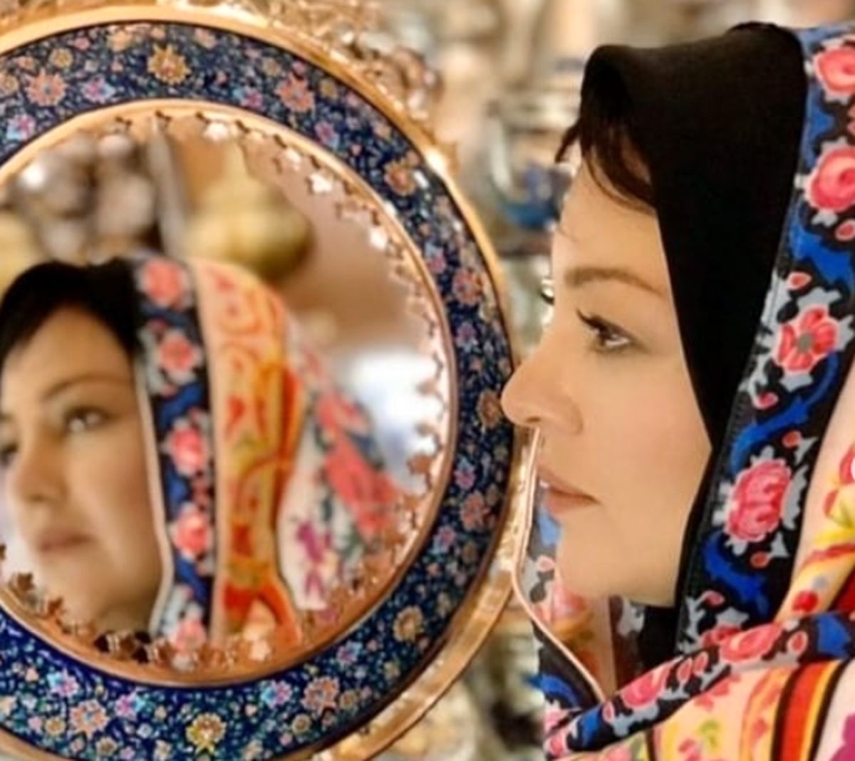 بانوی هنرمند ایرانی که ۸ سال پیش کرونا را نقاشی کرده بود/عکس