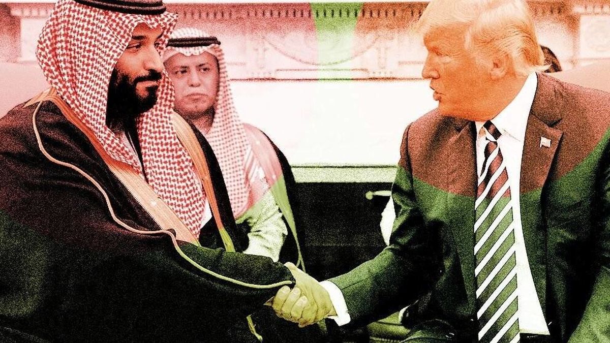 واکنش سعودی ها به خبر قهوه نخوردن ترامپ+فیلم