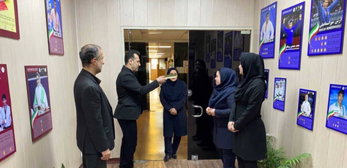 نایب رئیس بانوان فدراسیون جودو که در حملات دشمن دچار جراحت شده بود برگشت
