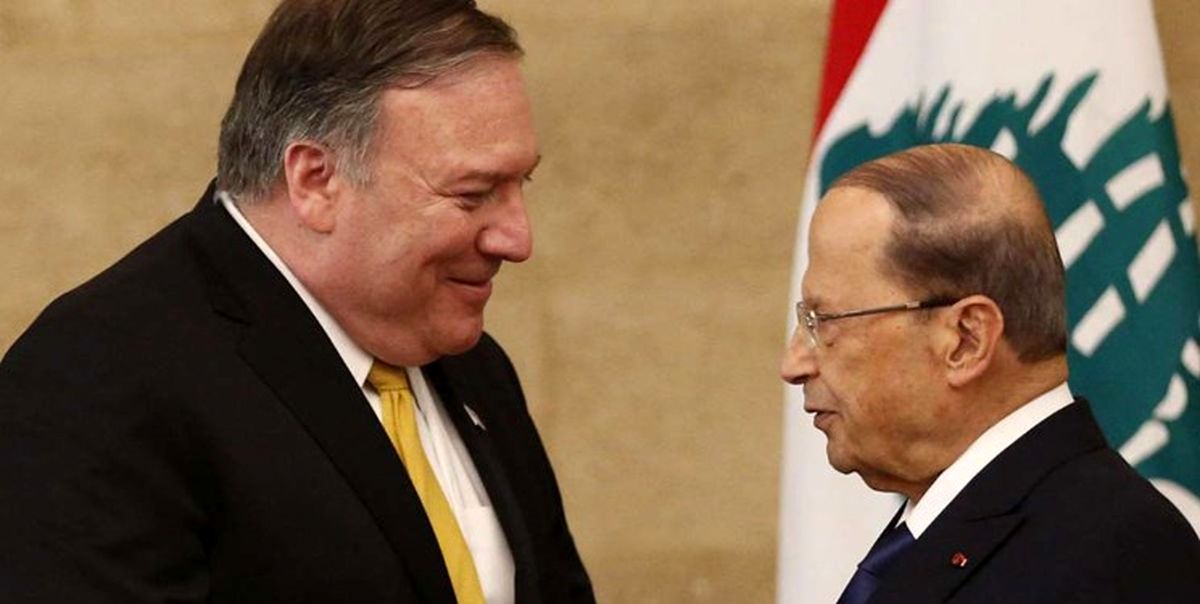 تهدید پامپئو علیه دولت لبنان