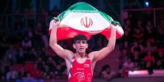 دلخانی سومین مدال طلا کشتی فرنگی را دشت کرد+ فیلم