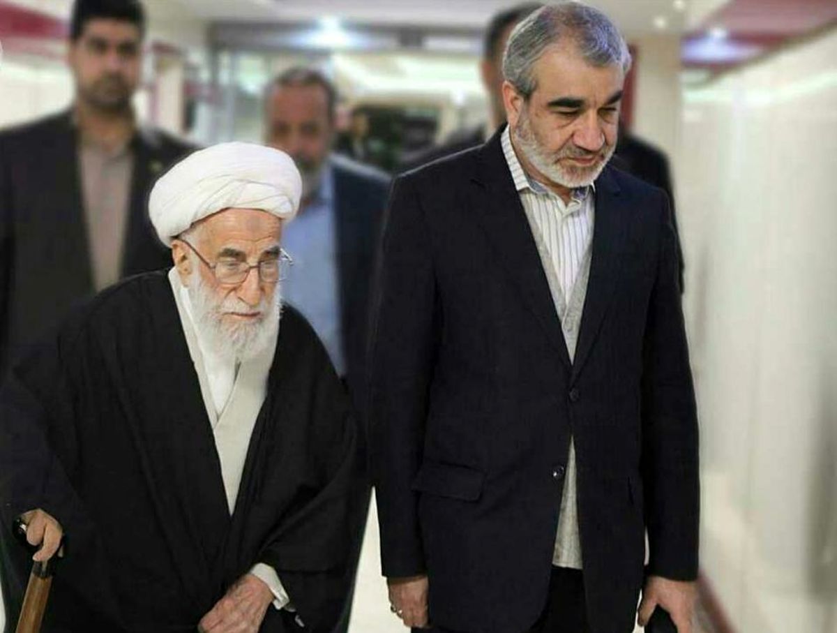 آیت‌الله جنتی از مغز متفکر شورای نگهبان عیادت کرد