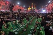 سفره حضرت رقیه(س) در بین الحرمین/گزارش تصویری