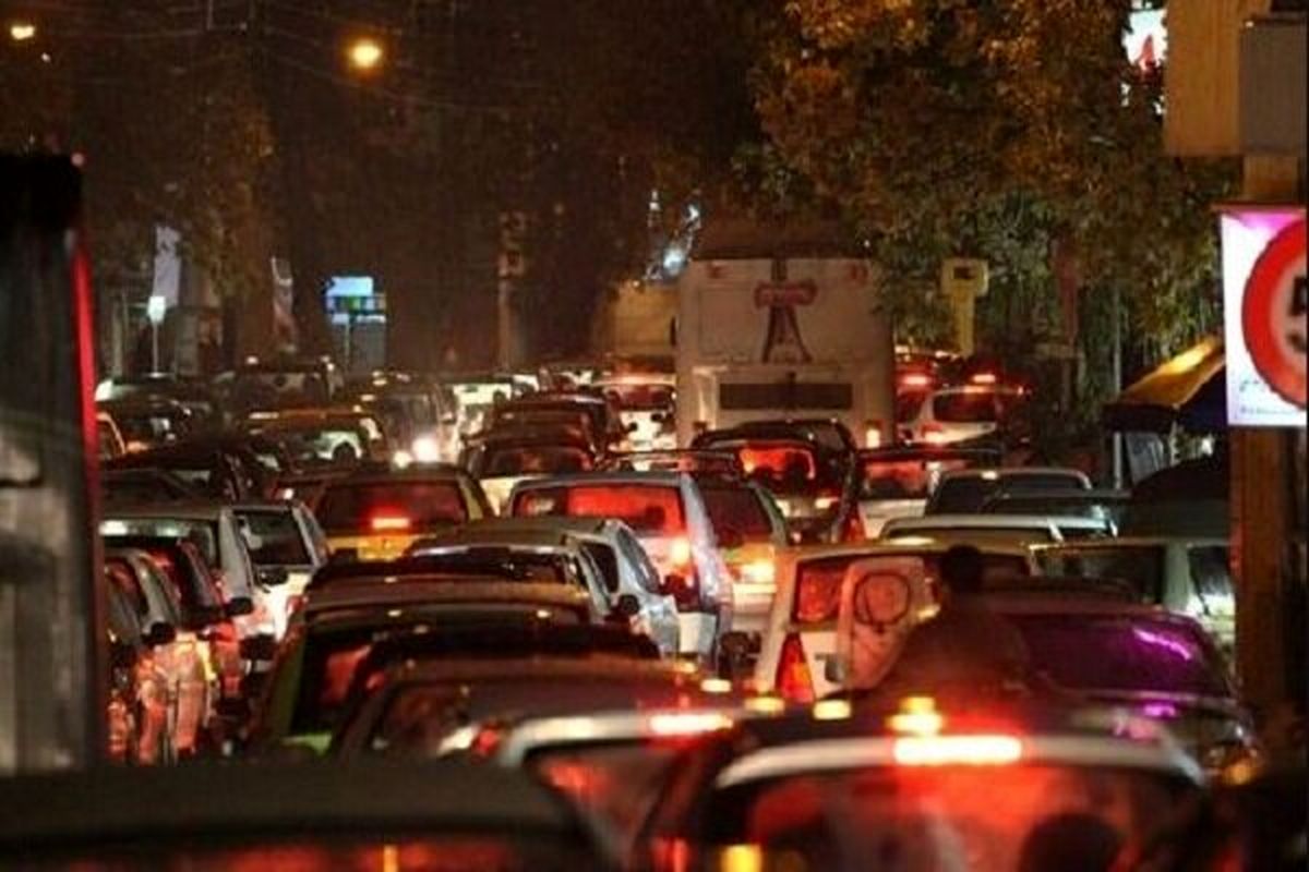 ترافیک سنگین در آزادراه تهران - کرج