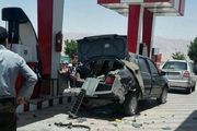 باز هم انفجار خودرو در یکی از جایگاه های سوخت کوار +تصاویر