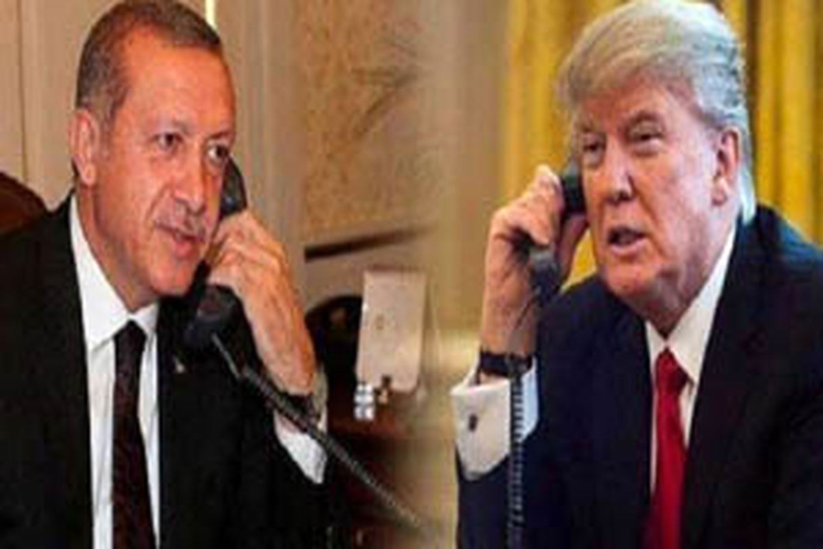 
گفتگوی تلفنی ترامپ و اردوغان درباره سوریه

