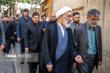 مراسم تشییع آیت الله حسن صانعی (ره)