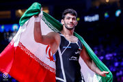 همسر کشتیگیر معروف جهان در کنار حسن یزدانی+عکس