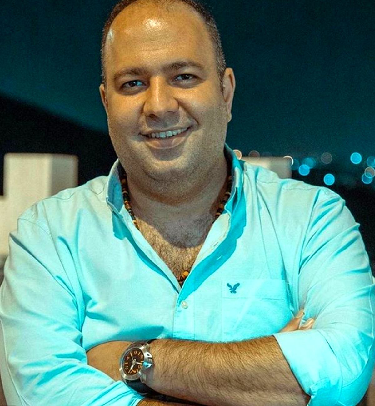 ماشین‌شخصی علی اوجی و‌نرگس محمدی / عکس