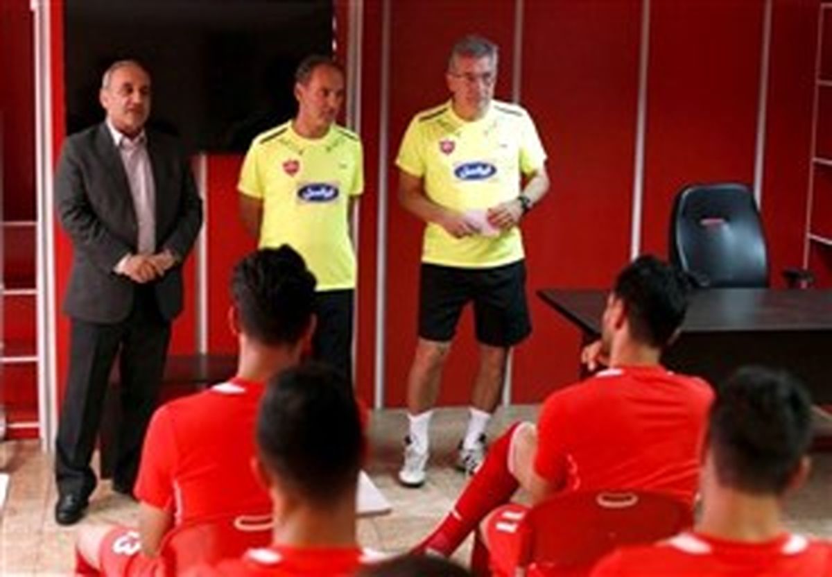 اعتراف برانکو در جمع بازیکنان پرسپولیس