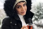 سمیرا حسن پور در ماشینش + عکس