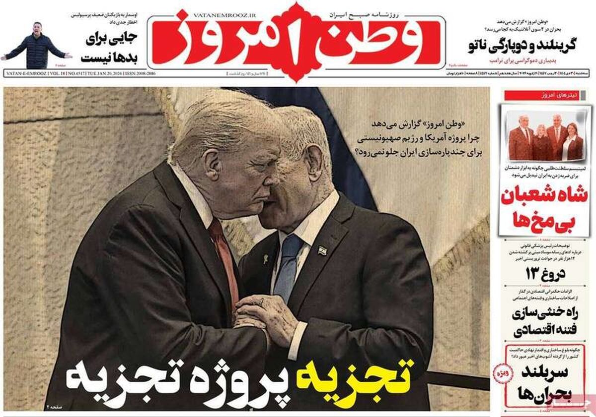 تجزیه پروژه تجزیه، اعتراف ترامپ به عملیات تروریستی در ایران/ پیشخوان 