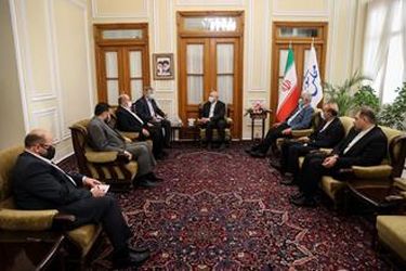 دیدار نایب رئیس دفتر سیاسی جنبش حماس با قالیباف/گزارش تصویری