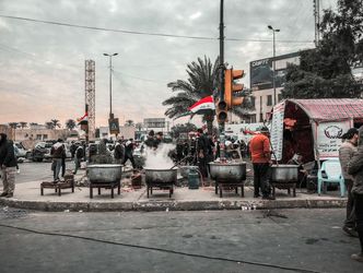 تجمع میلیونی در بغداد برای بزرگداشت سالگرد شهادت حاج قاسم و المهندس/گزارش تصویری