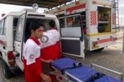 
انتقال مصدوم حادثه آتش سوزی گناوه به شیراز
