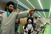 گزارش تصویری; تیراندازی اساتید حوزه علمیه