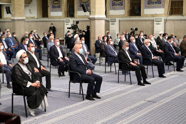 دیدار رئیس و نمایندگان مجلس شورای اسلامی با رهبر معظم انقلاب/گزارش تصویری