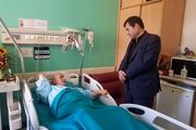 وزیر ورزش جدید به عیادت مهدی تاج رفت