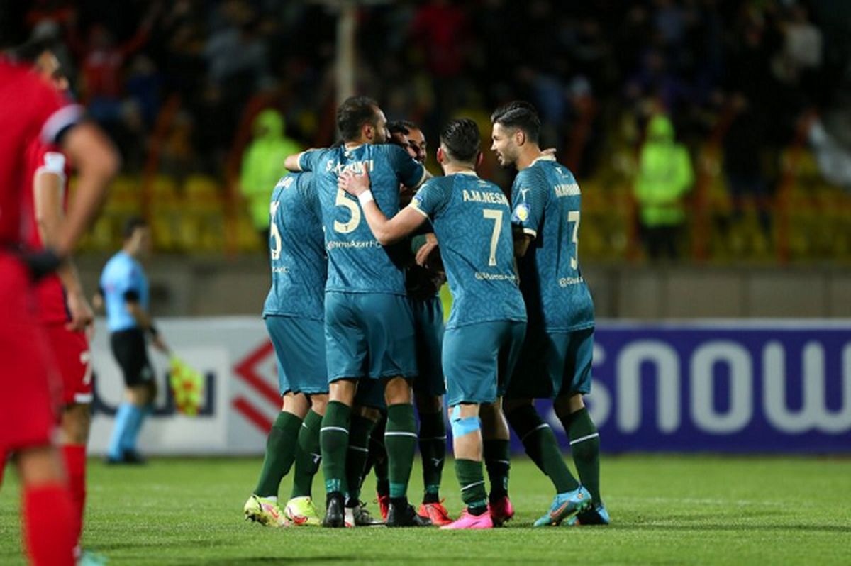 گل شمس آذر به پرسپولیس توسط مجتبی فخریان