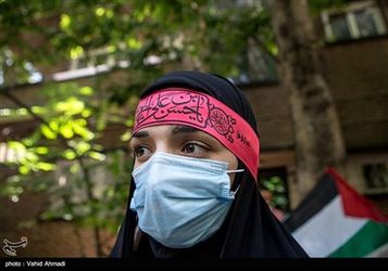 تجمع در محکومیت جنایات رژیم صهیونیستی