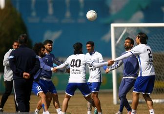 گزارش تمرین استقلال بعد از استعفای محمود فکری