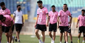 مهمان ویژه در تمرین سرخ‌پوشان