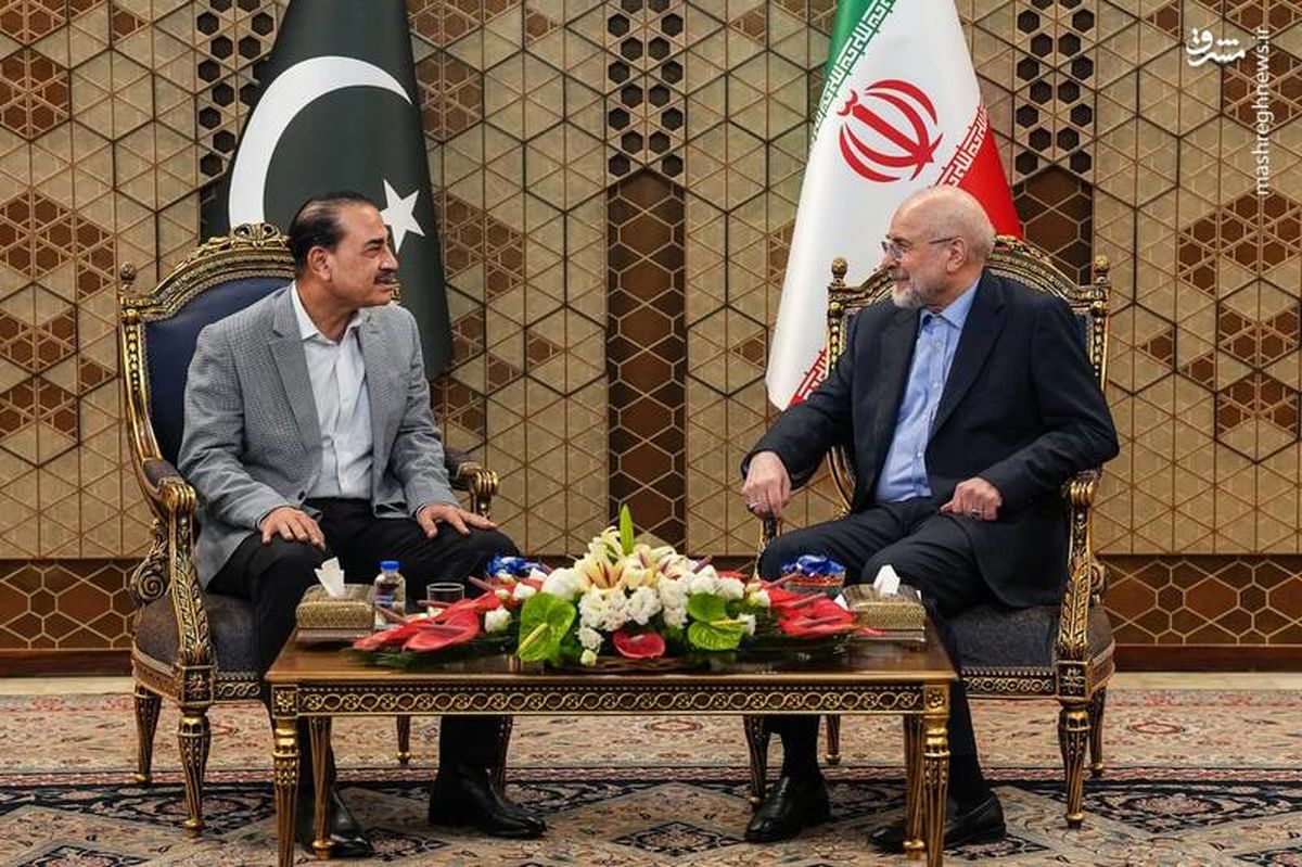 دیدار فرمانده ارتش پاکستان با قالیباف +تصاویر