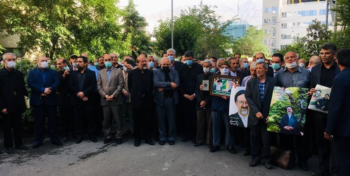 مراسم بدرقه پیکر حجت‌الاسلام دعایی برگزار شد