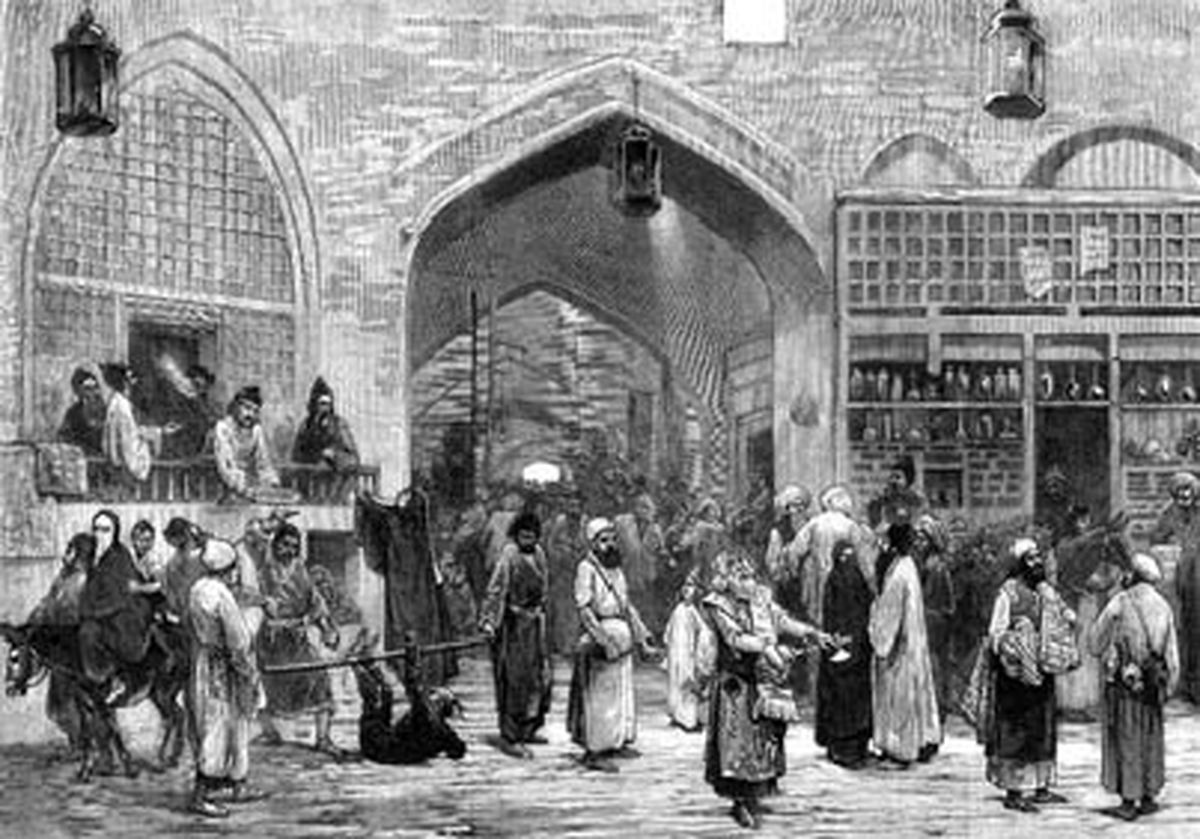 
نمایی دیدنی از تهران در زمان قاجار! / عکس