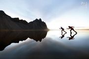 راه رفتن بر روی آب/ عکس