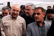 سفر قالیباف به خوی به خلبانی خودش/ گزارش تصویری