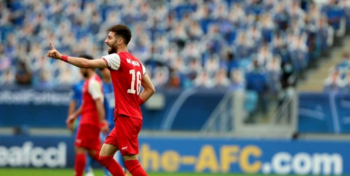 دربی باز ترین بازیکن پرسپولیس