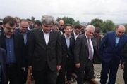 بازدید استاندار گیلان از مراحل ساخت راه آهن آستارا- آستارا
