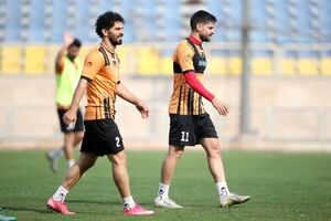 محرومیت دو کاپیتان پرسپولیس از تمرین+عکس