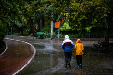 باران پاییزی در تهران/ گزارش تصویری 