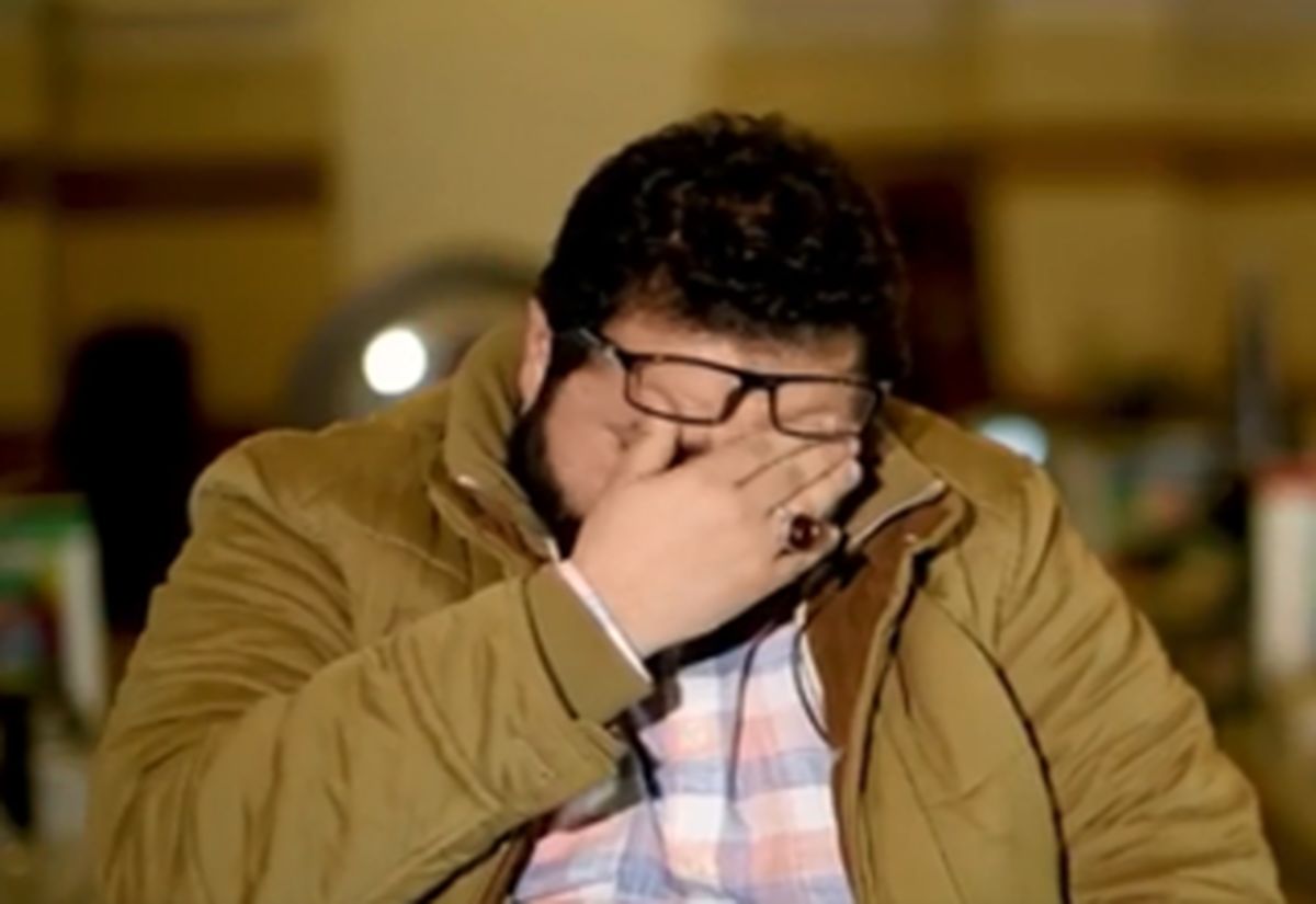 گریه ستاره مشهور سینما برای دیدار با رهبر انقلاب/ فیلم
