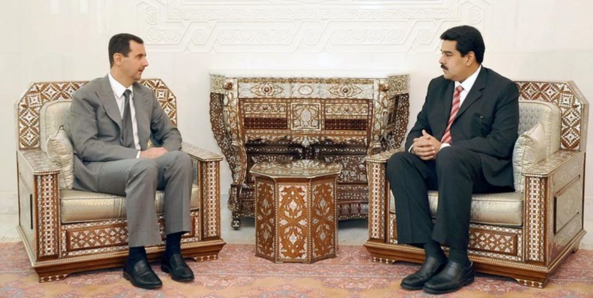 تبریک مادورو به بشار اسد