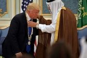 کرنش ترامپ در مقابل سلمان+عکس
