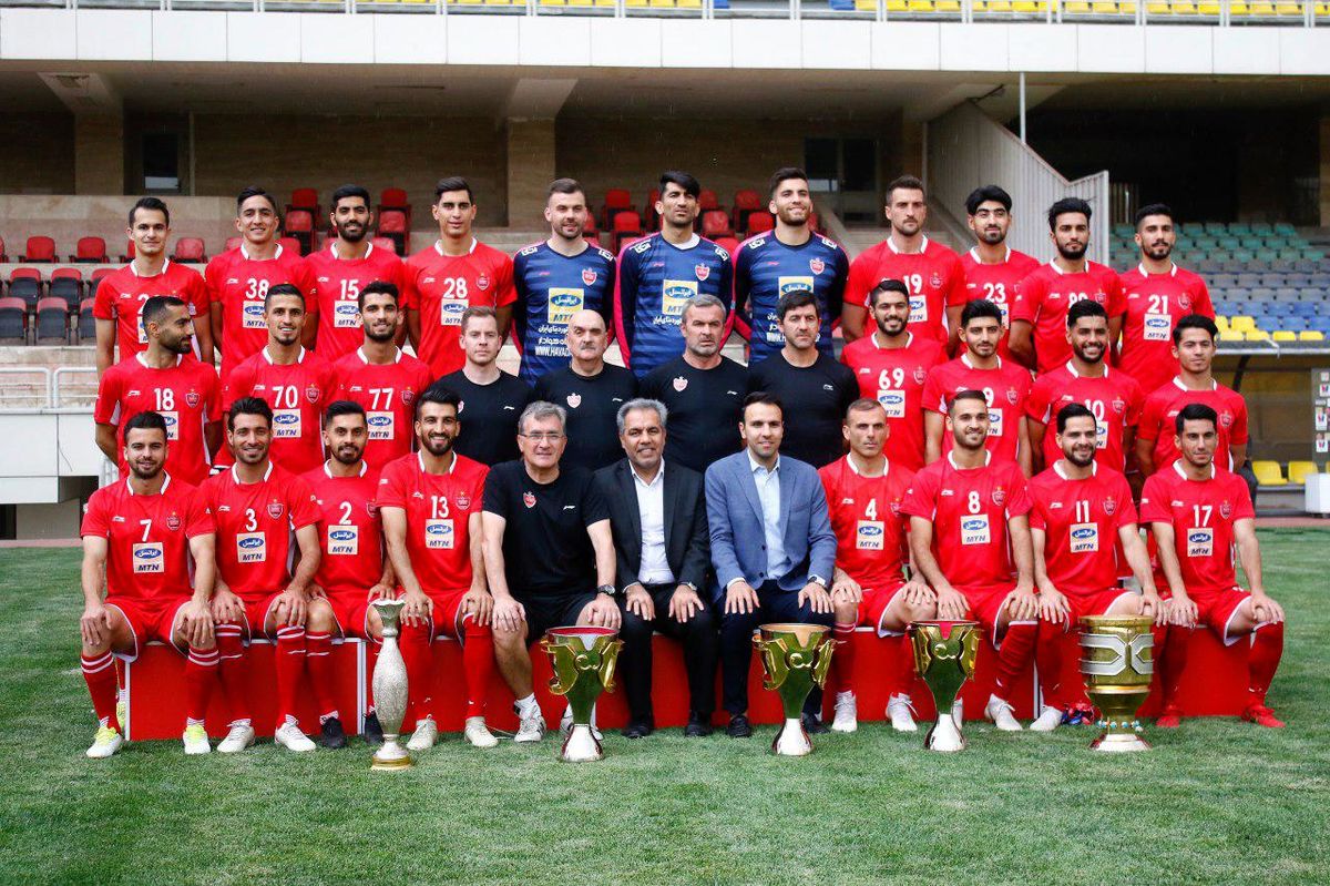 عکس تیمی پرافتخار پرسپولیسی‌ها