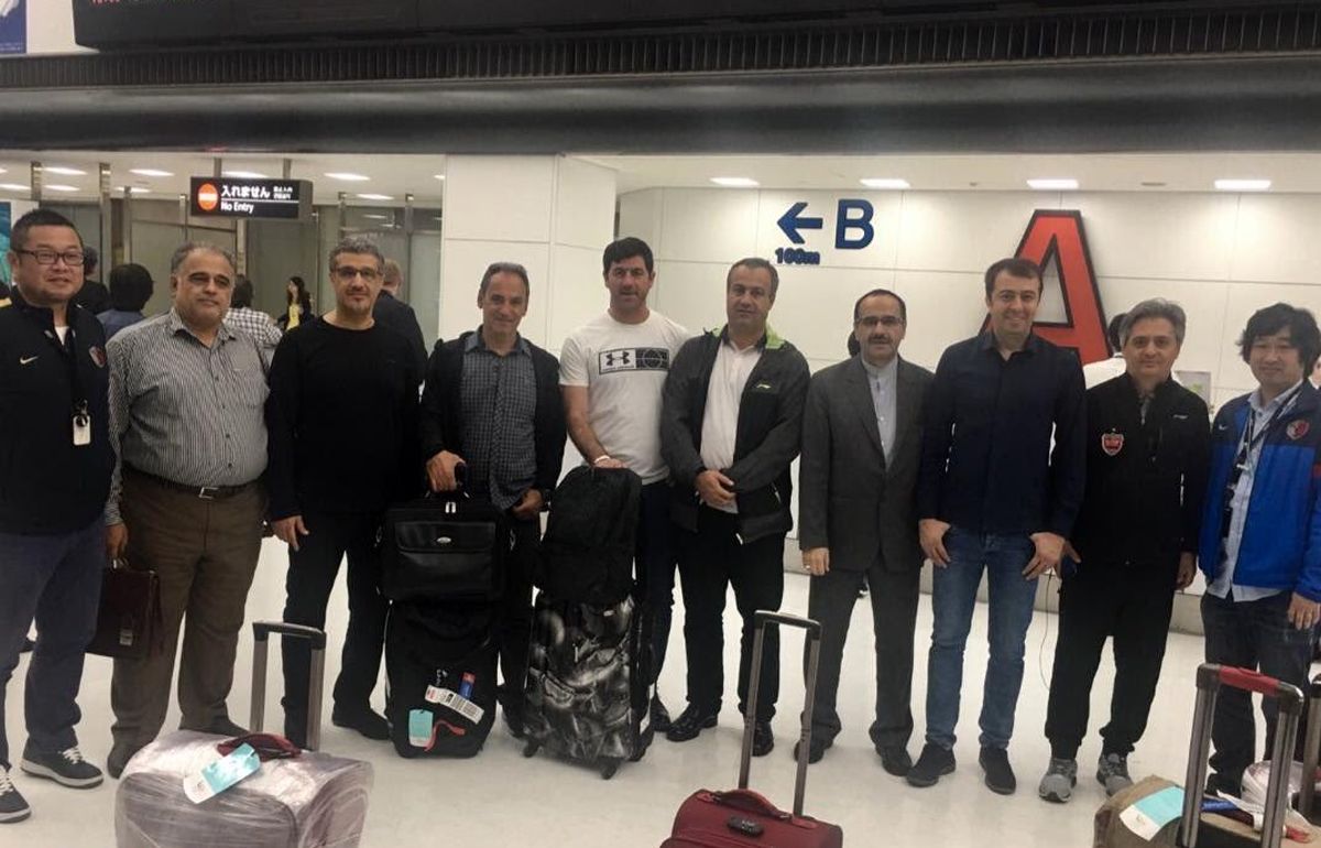 استقبال کاشیما آنتلرز از  پرسپولیسی‌ها