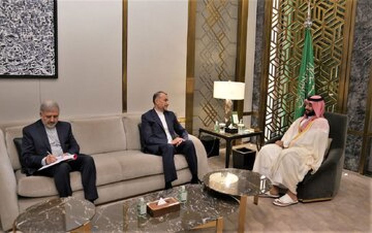 تصاویر دیدار امیرعبداللهیان با بن سلمان 