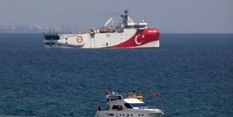 برخورد بین شناورهای ترکیه و قبرس در شرق دریای مدیترانه