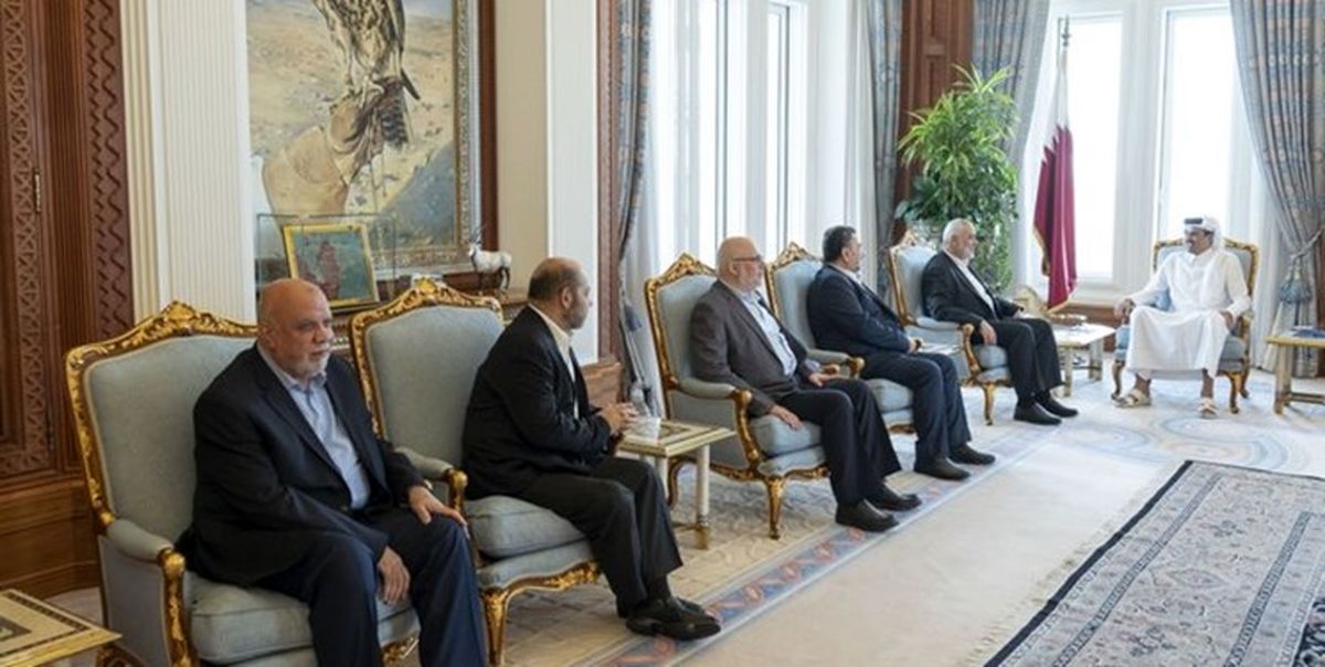 اسماعیل هنیه با امیر قطر دیدار کرد