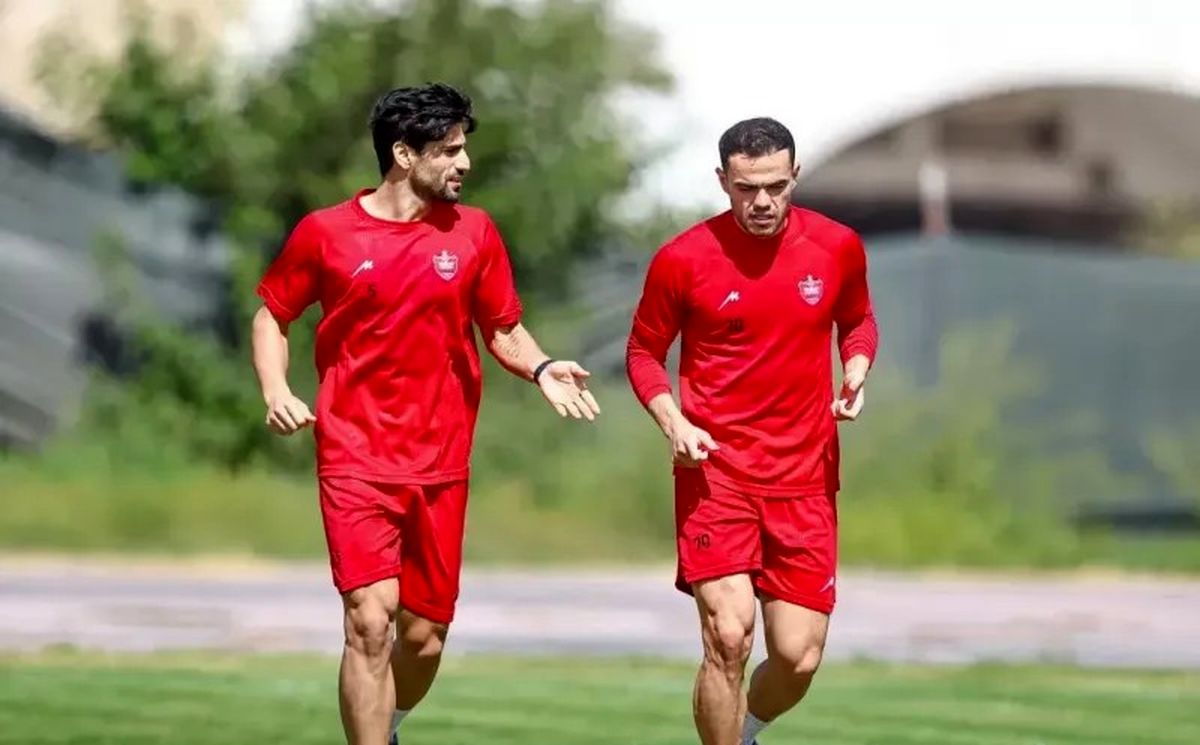 تمرین مدافع کلیدی پرسپولیس کنار مصدومان