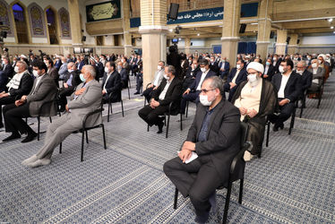 دیدار رئیس و نمایندگان مجلس شورای اسلامی با رهبر معظم انقلاب/گزارش تصویری