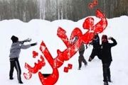 برف برخی مدارس استان های کشور را تعطیل کرد